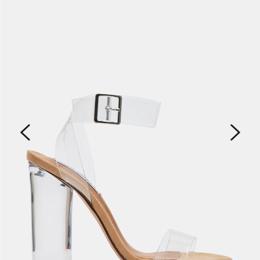 Steve Madden - Clearer Clear Block Heel
